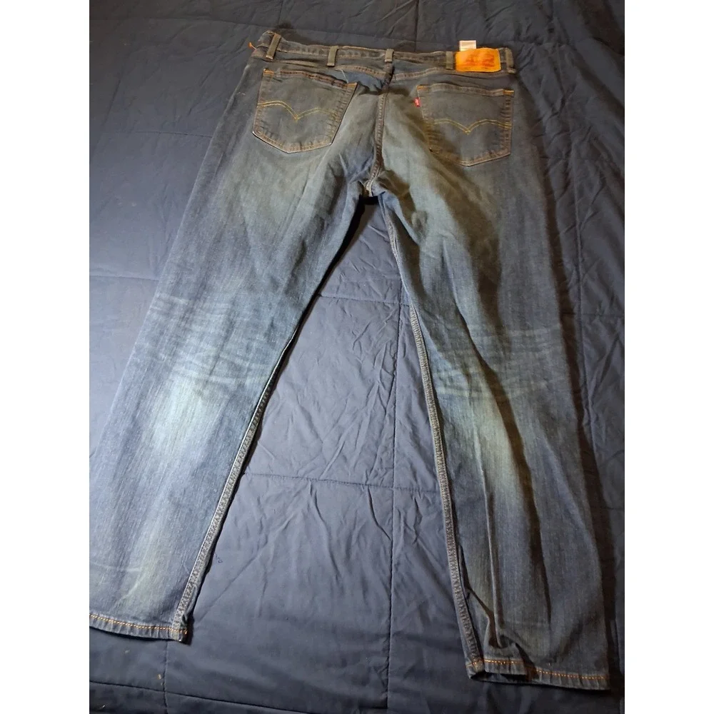 Levis 502 Taper Mens Blue‎ Denim Jeans 40x32 Medium Wash Regular Fit 5163